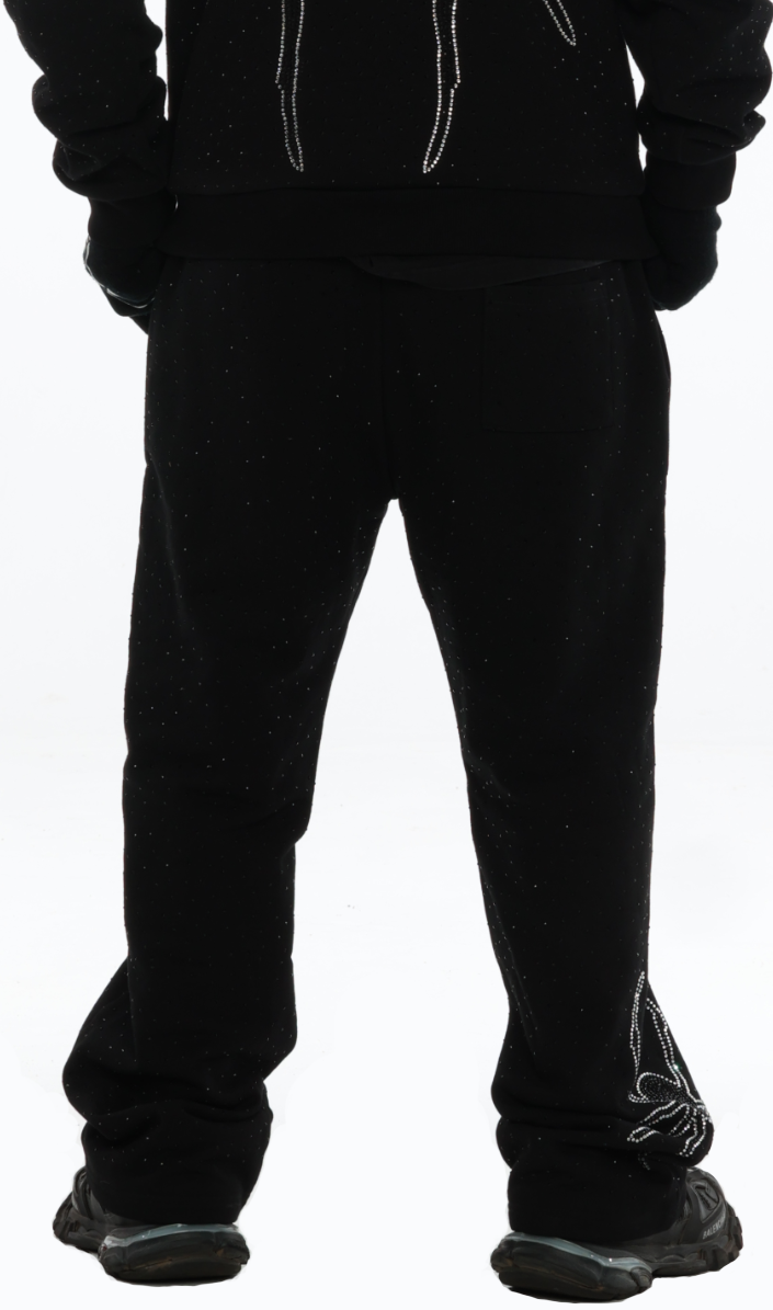 BLACK SPIDER SWEATPANDS