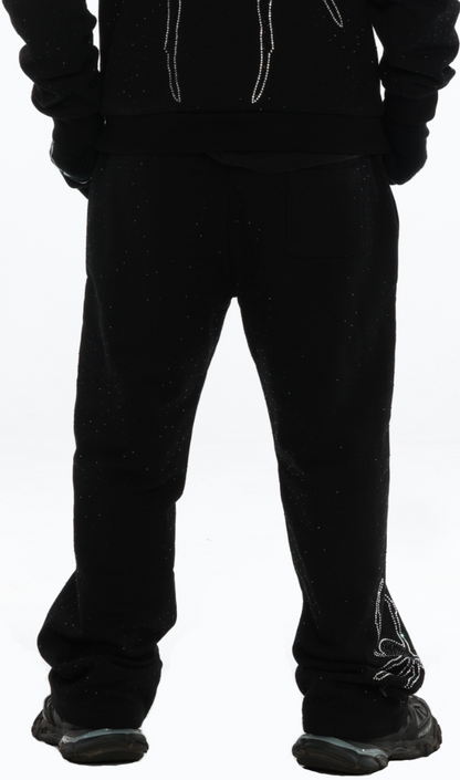 BLACK SPIDER SWEATPANDS