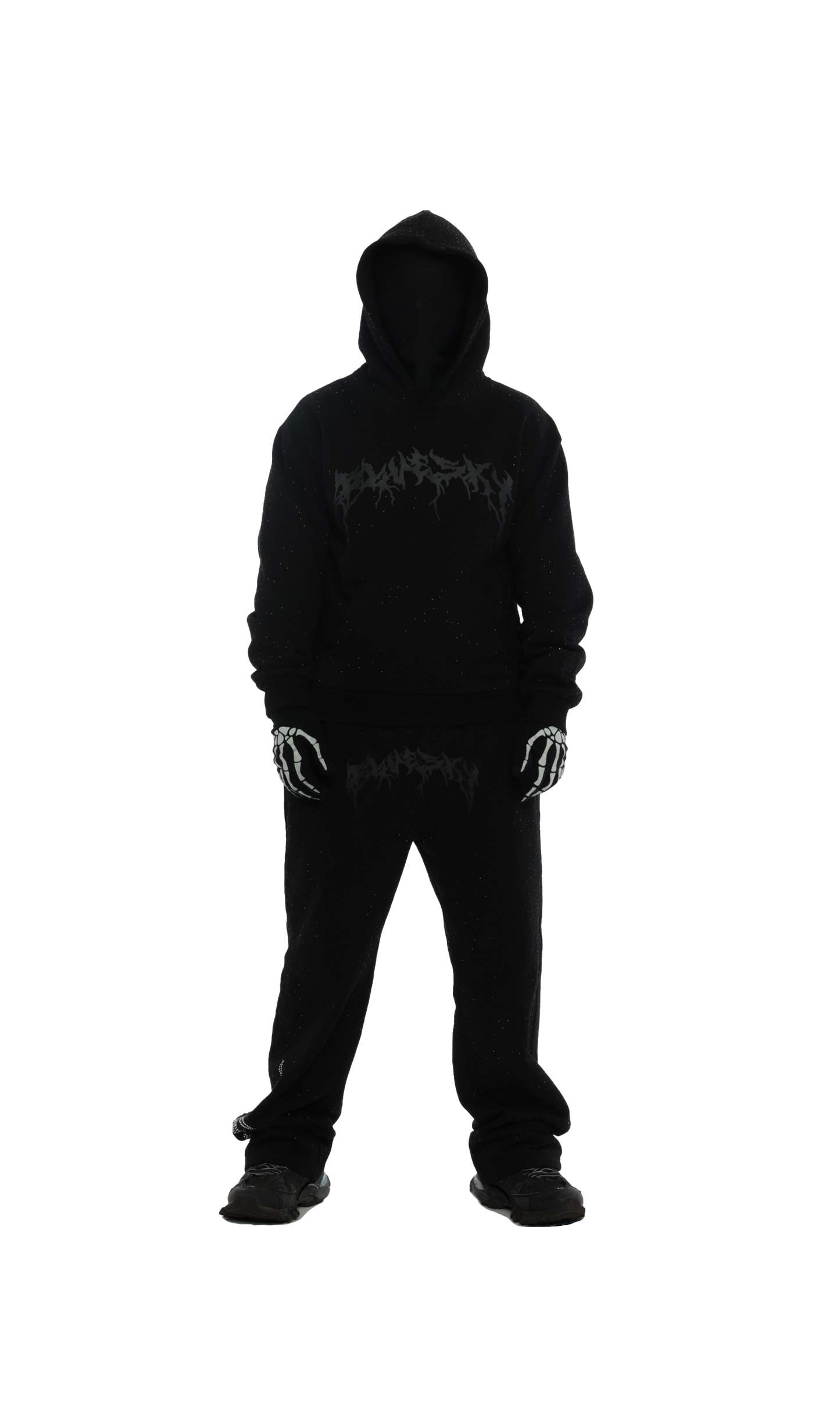 BLACK SPIDER HOODIE
