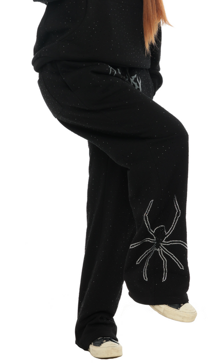 BLACK SPIDER SWEATPANDS