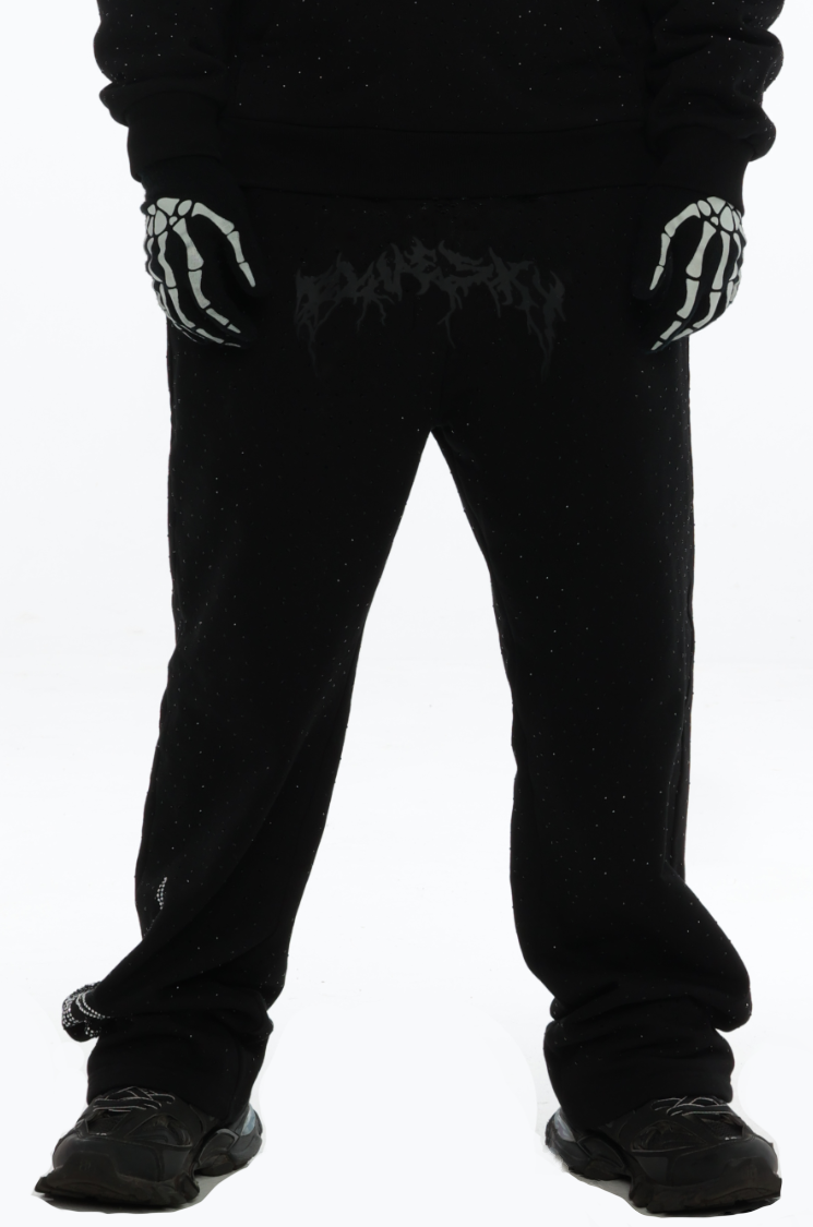 BLACK SPIDER SWEATPANDS