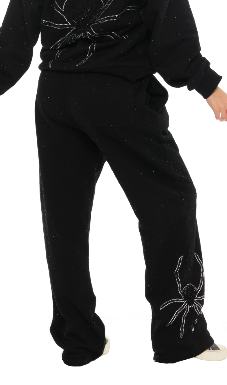 BLACK SPIDER SWEATPANDS
